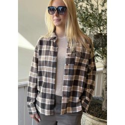 Petra L/s Re Shirt- Seal Brown/ Bro