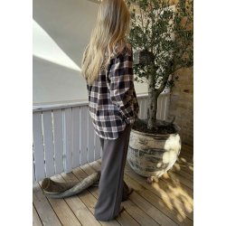 Petra L/s Re Shirt- Seal Brown/ Bro