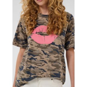 Petra Gith T-shirt- Green Camouflag