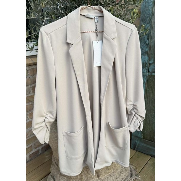 Phoebe 3/4 Blazer - Feather gray