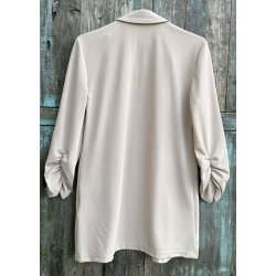 Phoebe 3/4 Blazer - Feather gray