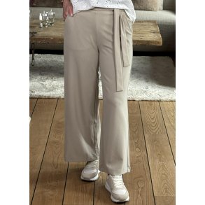 Phoebe Pants  Cropped- Feather Gray