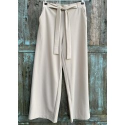 Phoebe Pants  Cropped- Feather Gray