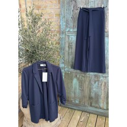 Phoebe 3/4 Blazer - Midnight Marine