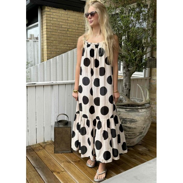 Polka Dot Dress- Off white