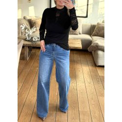 Poppy Lace Blouse- Black