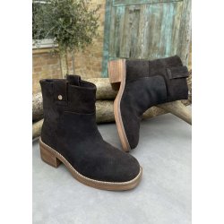 Power Walk Boots Suede- Dark Brown