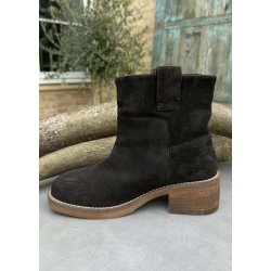 Power Walk Boots Suede- Dark Brown