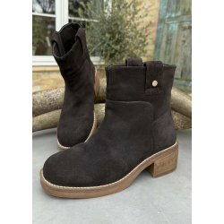 Power Walk Boots Suede- Dark Brown