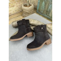 Power Walk Boots Suede- Dark Brown