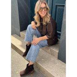 Power Walk Boots Suede- Dark Brown