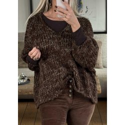 Promise Blouse W. Cashmere- Brown