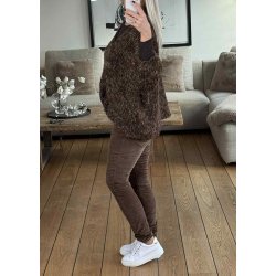 Promise Blouse W. Cashmere- Brown