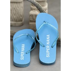Rainbow Flip Flop- Blue