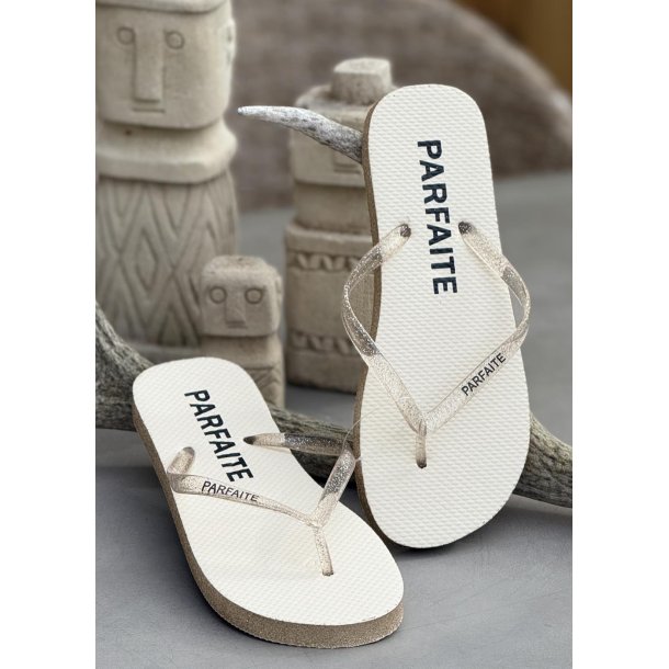 Rainbow Flip Flop- Gold