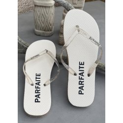 Rainbow Flip Flop- Gold