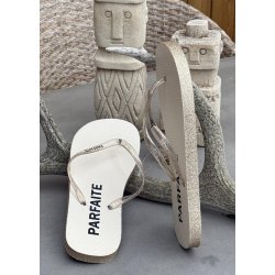 Rainbow Flip Flop- Gold