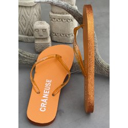 Rainbow Flip Flop- Orange