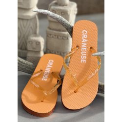 Rainbow Flip Flop- Orange