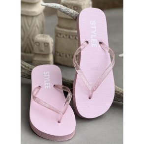 Rainbow Flip Flop- Rose