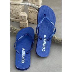 Rainbow Flip Flop- Royal Blue