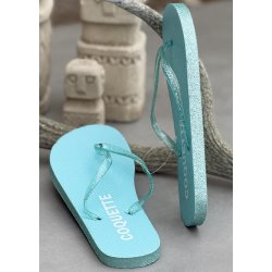 Rainbow Flip Flop- Turkis