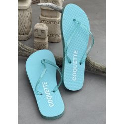 Rainbow Flip Flop- Turkis