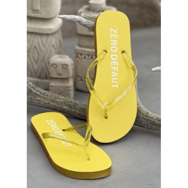 Rainbow Flip Flop- Yellow