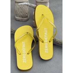 Rainbow Flip Flop- Yellow