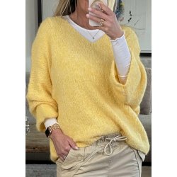 Rem Wool Knit Pullover- Yellow