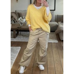 Rem Wool Knit Pullover- Yellow