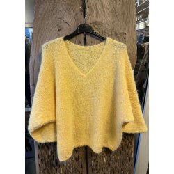 Rem Wool Knit Pullover- Yellow