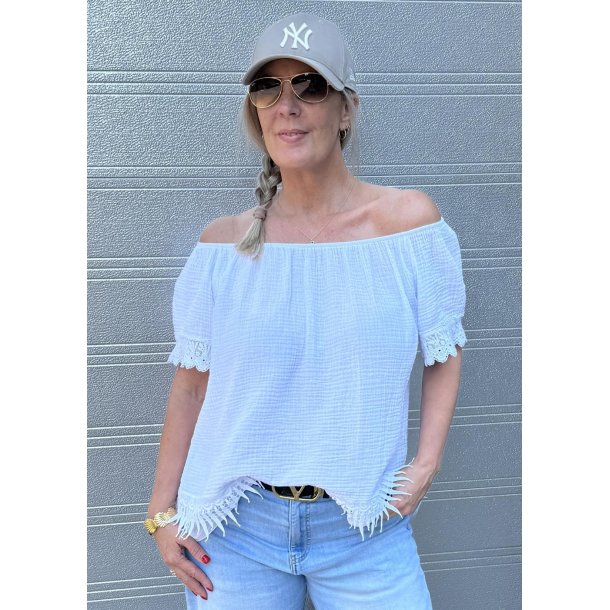 Rem Cotton Tunic- White 