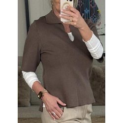 Reynard 2/4 Lo Polo Knit- Morel