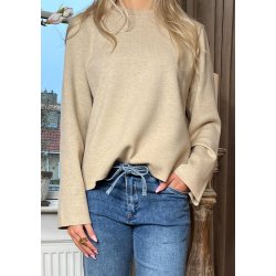 Reynard Square Sleeve O-neck- Humus