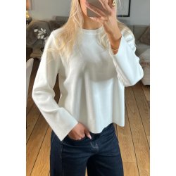 Reynard O-neck Pullover- Cloud Dancer