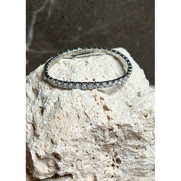 Rhinestone Bracelet- silver