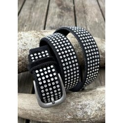 Rhinestone Belt - Black