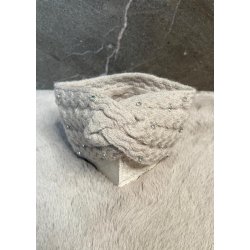 Headband with rhinestones- Taupe