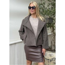 Riki Re Short Jacket- Morel Melange