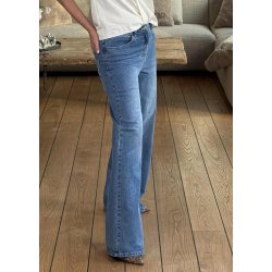 Rio Mae Wide Jeans-Light Denim Blue