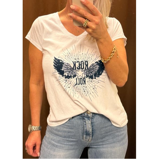 Rock &amp; Roll Tee- Marine