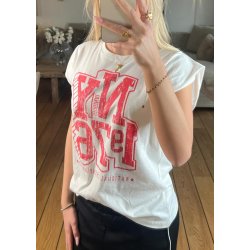 Roxy T-shirt- White Red