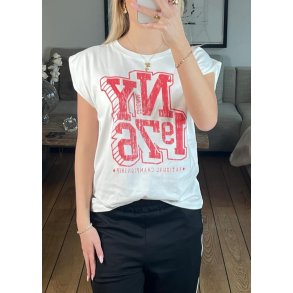 Roxy T-shirt- White Red