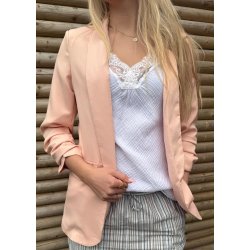 Jolifly Blazer- Nude