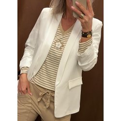 Rozy Blazer- White