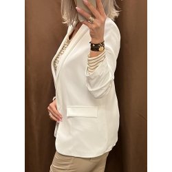 Rozy Blazer- White