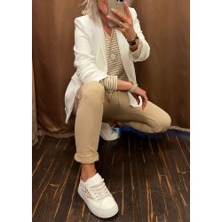 Rozy Blazer- White
