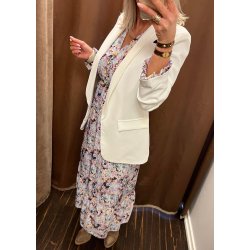Rozy Blazer- White