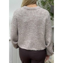 Saggia re ls Knit Cardigan- Humus melange